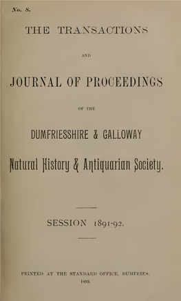 Transactions and Journal of the Proceedings Of