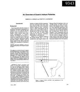 An Overview of Guam's Inshore Fisheries