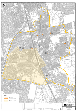 20 21 22 23 24 25 Trial Planters KEY Phase 2 Area