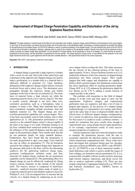 Improvement of Shaped Charge Penetration Capability and Disturbation of the Jet by Explosive Reactive Armor