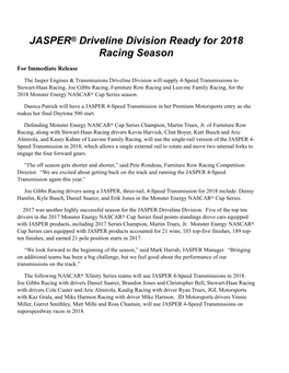 February NASCAR Racing 2018 Release #3
