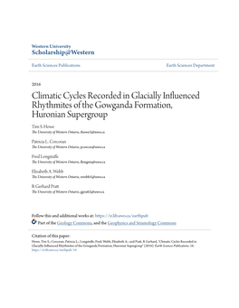 Gowganda Formation, Huronian Supergroup Tim S