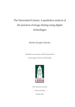 Martin Douglas Hendry Phd Thesis [Final