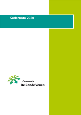 Kadernota 2020