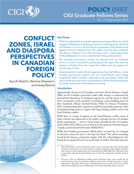Conflict Zones, Israel and Diaspora Perspectives in Canadian Foreign Policy • Aya Al-Shalchi, Ramina Ghassemi and Areej Rashid Have a Long Military Service Record