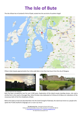 The Isle of Bute (Pdf)