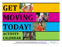 Activity Calendar