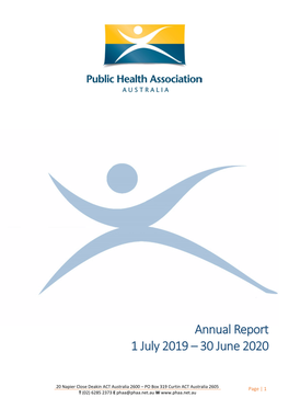 Annual Report 1 July 2019 – 30 June 2020