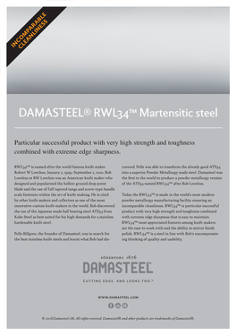 Flyer Damasteel ® RWL34