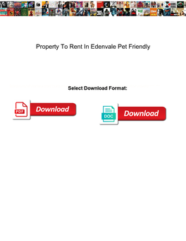 Property to Rent in Edenvale Pet Friendly