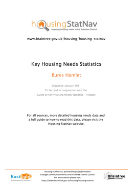 Bures Hamlet Housing Needs Statistics 2021