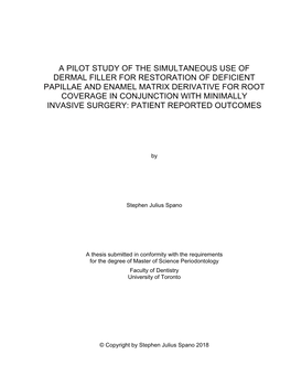 A Pilot Study of the Simultaneous Use Of