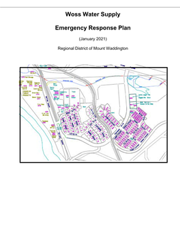 Woss Water System Emergency Response Plan January 2021