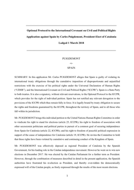 Optional Protocol to the International Covenant on Civil and Political Rights