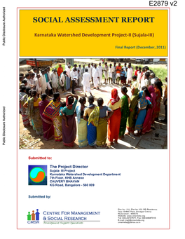 Karnataka Watershed Development Project-II (Sujala-III)