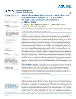 (Blingv2): Model Description and Simulation Ch