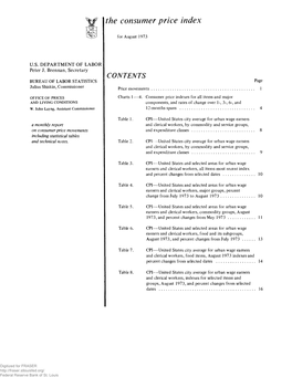 Consumer Price Index August 1973