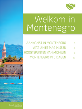 Welkom in Montenegro