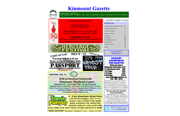 Kinmount Gazette