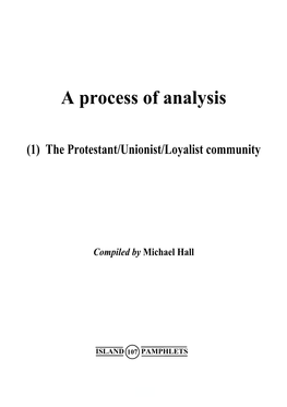 A Process of Analysis