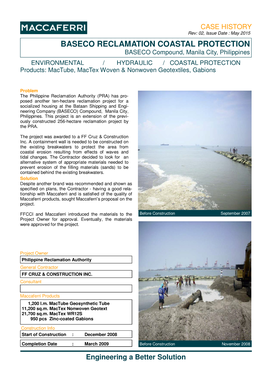 CH-CP-PH-BASECO Reclamation Coastal Protection with Mactube