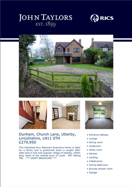 Dunham, Church Lane, Utterby, Lincolnshire, LN11 0TH £279,950