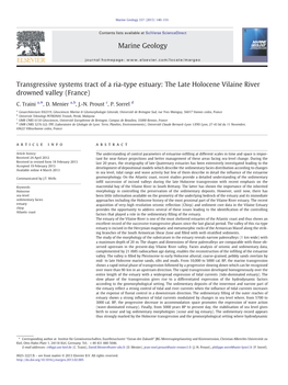 Transgressive Systems Tract of a Ria-Type Estuary: the Late Holocene Vilaine River Drowned Valley (France)