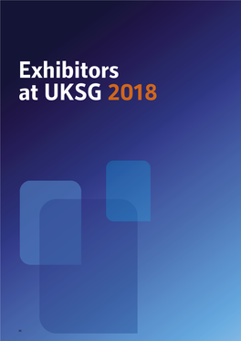 Exhibitors at UKSG 2018