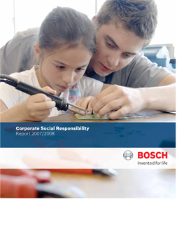 Corporate Social Responsibility Report 2007/2008 Timeline