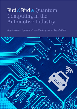 Quantum Computing in the Automotive Industry
