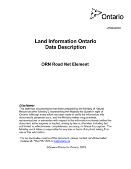 ORN Road Net Element