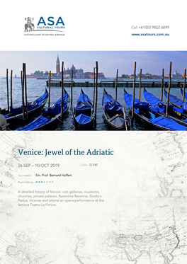 Venice: Jewel of the Adriatic