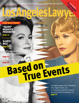 Los Angeles Lawyer Magazine May 2018