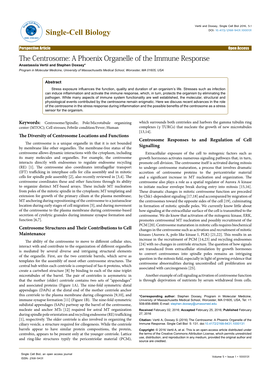 The Centrosome: a Phoenix Organelle of the Immune Response