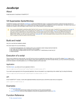 Javascript About