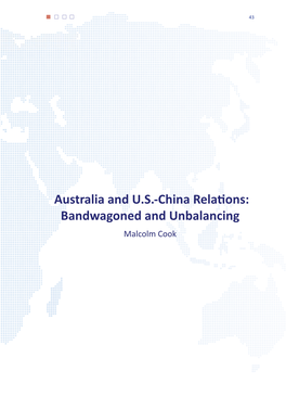 Australia and US-China Relations