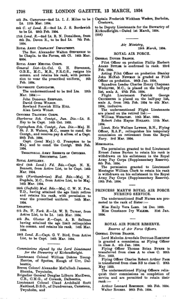 1708 the LONDON GAZETTE, 13 MARCH, 1934 4Th Bn