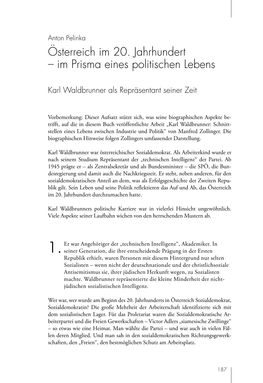 Österreich Im 20. Jahrhundert – Im Prisma Eines Politischen Lebens