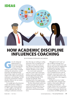 How Academic Discipline Influences Coaching