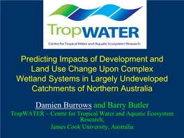 Management of Fish Habitat Values in Burdekin Delta Distributary Streams