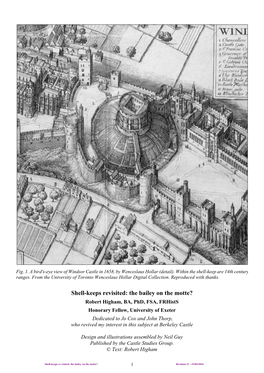 Shell Keeps at Carmarthen Castle and Berkeley Castle