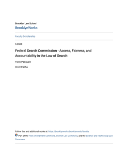 Access, Fairness, and Accountability in the Law of Search