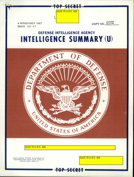 Intelligence Summary (U)