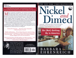 Nickel and Dimed by Barbara Ehrenreich