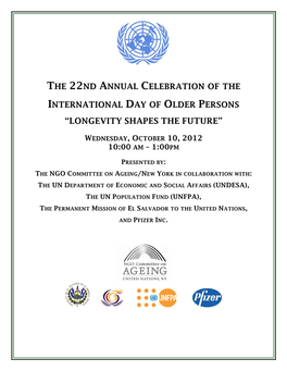 International Day of Older Persons