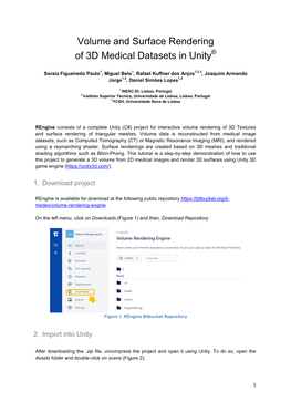 Volume and Surface Rendering of 3D Medical Datasets in Unity®