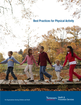 Best Practices for Physical Activity