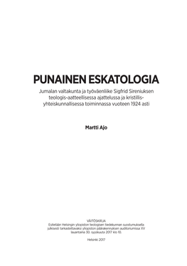 Punainen Eskatologia