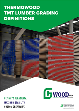 Tantimber Tmt Lumber Grading Definitions