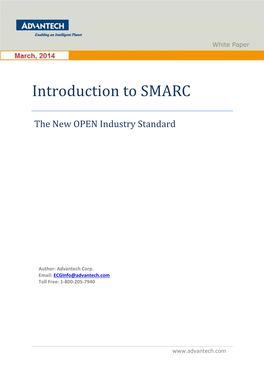 Introduction to SMARC